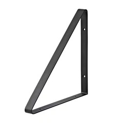 BERMUDA 9.8 In. Black Steel Shelf Bracket