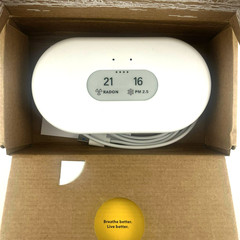 Airthings 2960 View Plus Radon Air Quality Monitor CO2 VOC Humidity Temperature