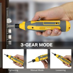 4V Cordless Electric Screwdriver Kit USB Rechargeable Power Tool 43PCS Bits Set