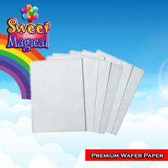 100 Edible Rectangle Potato Starch Rice Wafer Paper Sheet White Vegetable 8″x11″