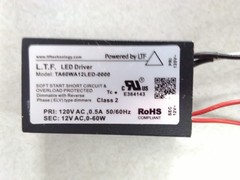 LED Driver L.T.F. TA60WA12LED-0000 120 VAC 0.5A 50/60HZ