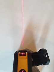 DeWalt DW0822 Self-Leveling Cross Line Plumb Spot Laser Level, with Storage Case