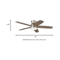 1 Replacement Blade Home Decorators Collection Ashby Park 52 in Brushed Nickel