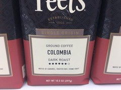 Peet’s Coffee Colombia Ground Coffee, Dark Roast, 10.5oz, 6 Bags ☕AUG/2026☕