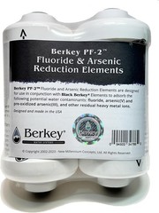 2 Combo, Authentic Black Berkey Filters, PF-2 Fluoride Water purifiers & filters