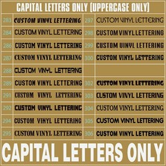 Custom Decal Vinyl Lettering Personalized Business Sign Text Name Vehicle Car