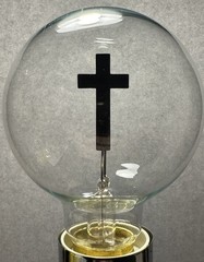 Aerolux Style CROSS Neon Glow Light bulb E26 120V 3W Decorative Cute Gift