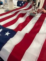 6×10 FT Deluxe HandSewn Windstrong US American Flag Commercial Polyester Made
