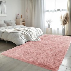 Modern Fluffy Area Rugs Non Slip Shaggy Floor Mat Carpet for Bedroom Living Room