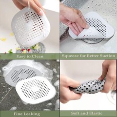 Bathroom Drain Hair Catcher Bath Stopper Plug Sink Strainer Filter Shower Covers