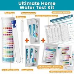 22 in 1 Water Test Kit for Lead, Fluoride, Chlorine, Hardness, Iron