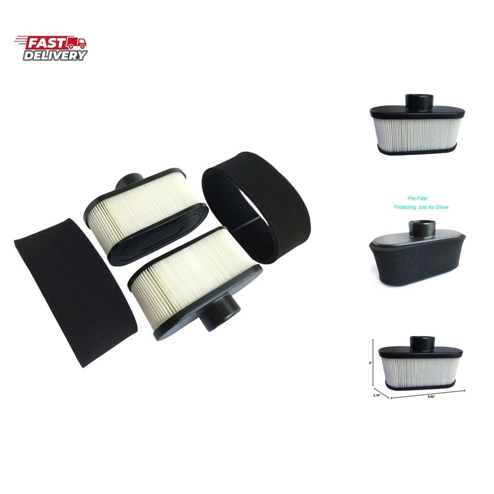 2Pack 11013-0752 11013-0726 Air Filter, Compatible with Kawasaki FR651V FR730…