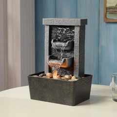 Home Décor 10.3 in Indoor Waterfall Fountain Relaxation High Pressure Water Pump
