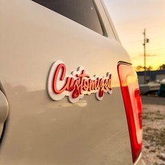 Custom Car Name Emblem Badge – Customized Text Names