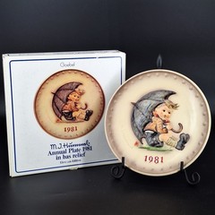 Lot of 3 Years 1979/80/81 Goebel MC Hummel West Germany Annual Plates Vintage