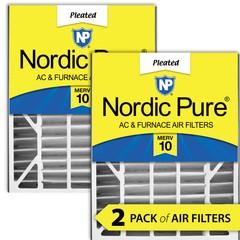 Air Bear 20x25x5 (4 7/8) Replacement 255649-102 MERV 10 Air Filters 2 Pack