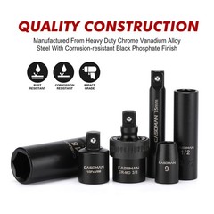 3/8 In. 49 Piece Milwaukee 6 Point Impact Socket Ratchet Drive and Metric Set