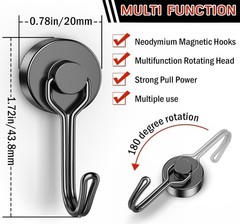 large magnetic hooks heavy duty 100 lbs 110 lbs strong magnetic hooks hanger