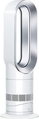 Dyson Hot+Cool AM09 Tower Bladeless Fan Heater – White/Silver (Renewed)