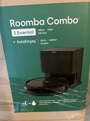 IROBOT ROOMBA COMBO 2 ESSENTIAL ROBOT AUTO EMPTY VAC & MOP – BLACK Y051020