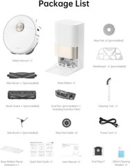 DREAME X40 Ultra White Robot Vacuum 12kPa Hot Water Clean｜Certified Refurbished