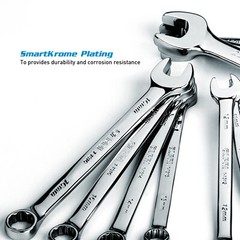 Capri Tools Combination Wrench Set, 19-Piece, Metric, Mechanic’s Tray