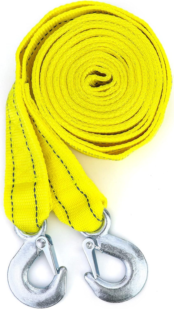 QWORK Tow Strap, | 1.8″ X 13′ | 11000 Lb Capacity, Heavy Duty Towing Strap with