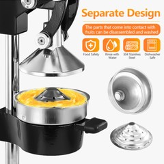 Commercial Citrus Juicer Squeezer Hand Press for Orange + a Stainless Steel Cup
