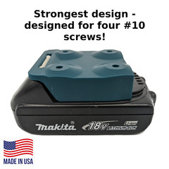 COMBO 6 / 6 Pack Makita 18V Battery and Tool Mounts / Holders – MADE IN USA