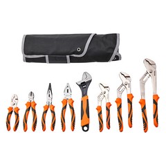 VEVOR Pliers Set Groove Joint Pliers 8-Piece High Carbon Steel 12″/10″/8″/6″