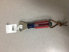 Craftsman Multicolored Plastic/Stainless Steel Manual Bottle Opener