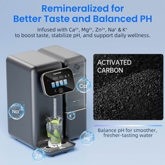 Hydrofast C100 Countertop Reverse Osmosis Water Filter System,6 Stage Filtration