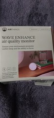 Airthings Wave Enhance Air Quality Monitor, White, Alexa/Google, Bluetooth
