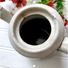 Vintage Chippy Ironstone Teapot Lidded Classic White Stained Crazed
