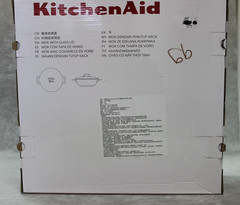 KitchenAid Wok Stir Fry Skillet with Glass Lid 12.5 Inches Never Used In Box