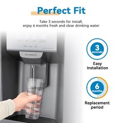 1/2/4/7/8/10Pcs for Frigidaire PWF-1 FPPWFU01 Refrigerator PurePour Water Filter