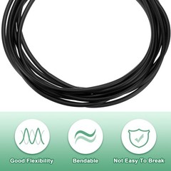 Natural Latex Rubber Tubing, 1/16″ [1.6mm] ID x 1/8″ [3.2mm] OD 20ft Length L…