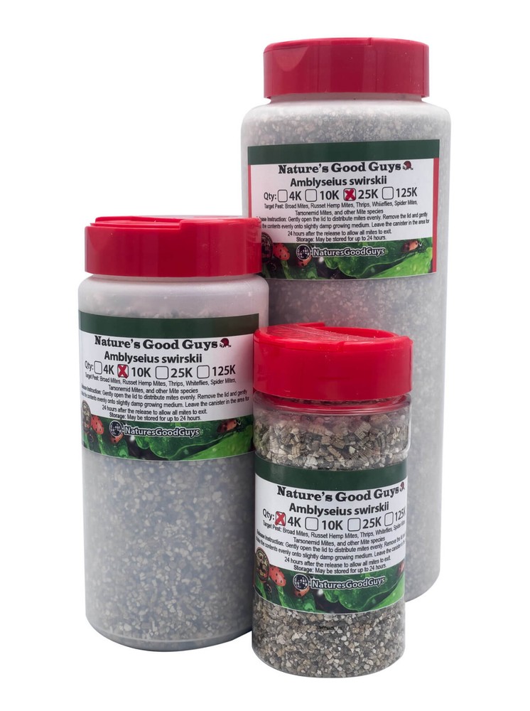 NaturesGoodGuys – Amblyseius Swirskii – Predatory Spider Mite Control