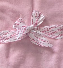 Juicy Couture Pink, Super Soft, Easy Care, Oversized Plush Throw, 50 x 70 inch
