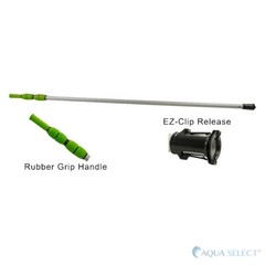 Aqua Select EZ-Clip Swimming Pool Vacuum Pole w/ Rubber Grip – (Choose Size)