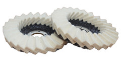 Lot of (10) Felt Wool Polishing Flap Disc Grinding wheel 4-1/2″ x 7/8″ 560462