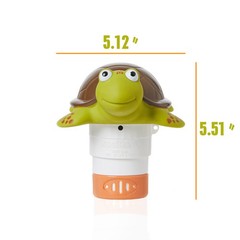 XY-WQ Turtle Chlorine Floater for 1″ Tab ONLY, Mini Size”,