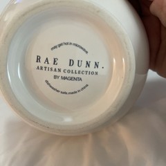 Rae Dunn 5.5″ x 3″ Footed Bowl “ i Believe in Celebrating” White & Yellow Gift