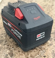 GENUINE MILWAUKEE M18 RED LITHIUM FORGE HD 12.0Ah BATTERY, Maybe Used Once