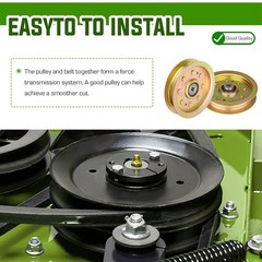 Quality Flat Idler Pulley for MTD Cub Cadet RZT 50 – Heavy Duty 1.6 Ounce Design