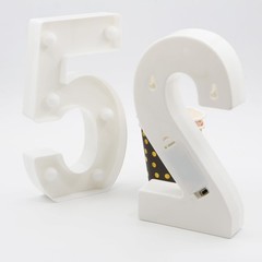 7.88 Inch Light Up Numbers 18 Sign Happy 18th Birthday Party Table Decor
