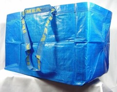 IKEA LARGE BLUE BAG Shopping Grocery Laundry Storage Tote Bags Strong FRAKTA