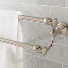 Bestseller Pottery Barn Mercer Double Towel Bar Polished Nickel