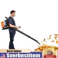2024 New Upgraded 63CC 2-Stroke 850CFM 4.3HP Commercial Backpack Gas Leaf Blower