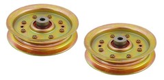 2-Pack Heavy-Duty Idler Pulleys 3/8″ ID Cub Cadet/MTD Decks